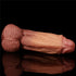 10'' Dual layered Platinum Silicone Cock